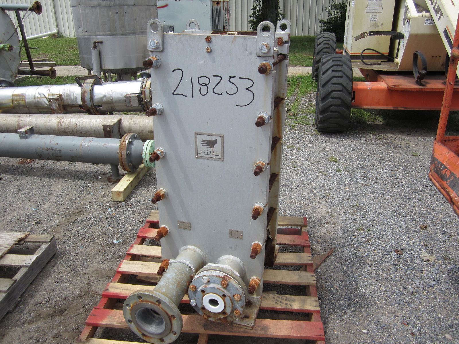 IPP# 218253, 9.3 m² (100 ft²)  Titanium Plate and Frame Heat Exchanger For Sale