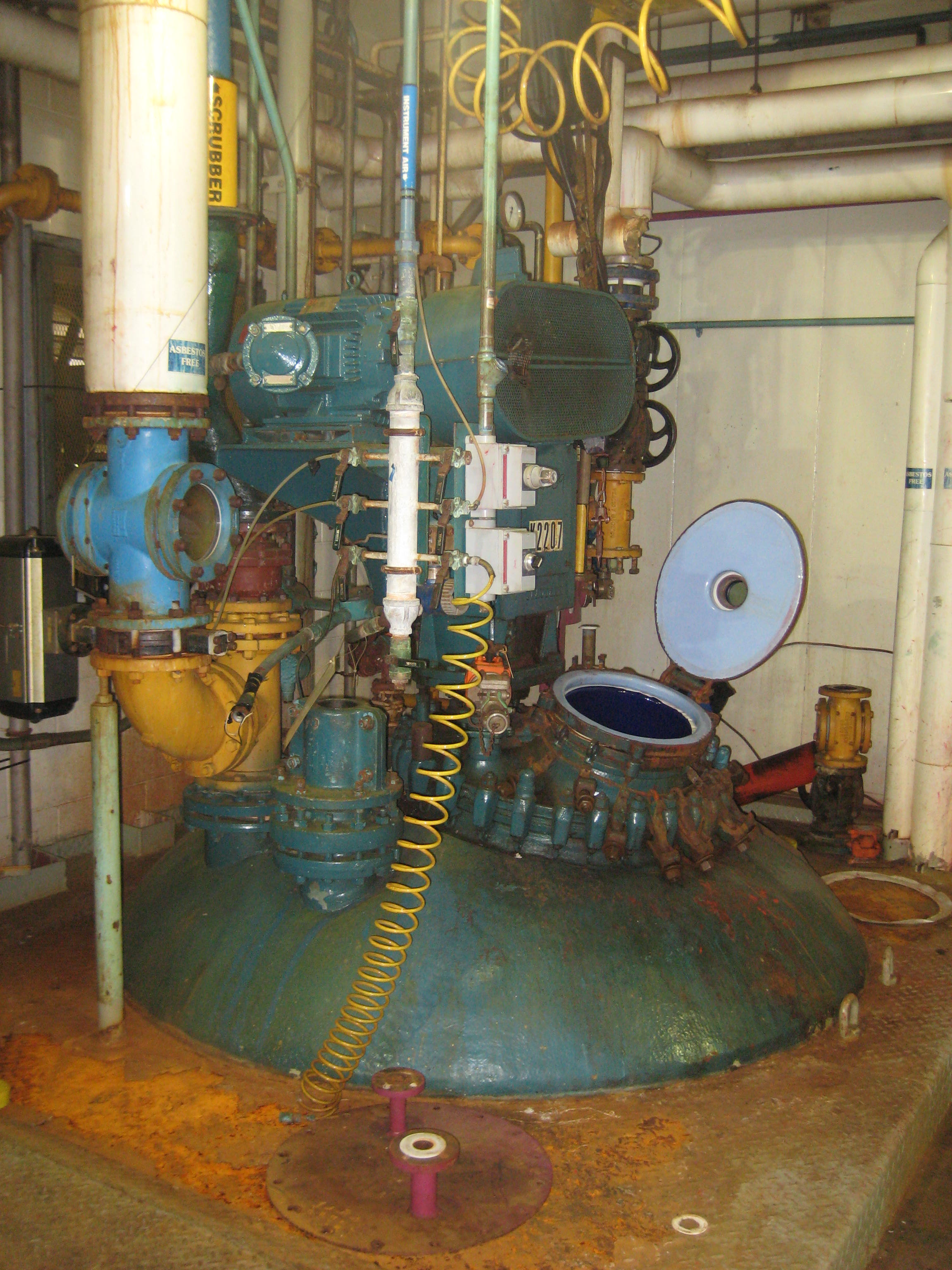 IPP# 218589, 7,571 L (2,000 gallons)  Glasslined Batch-Type Agitated Reactor For Sale