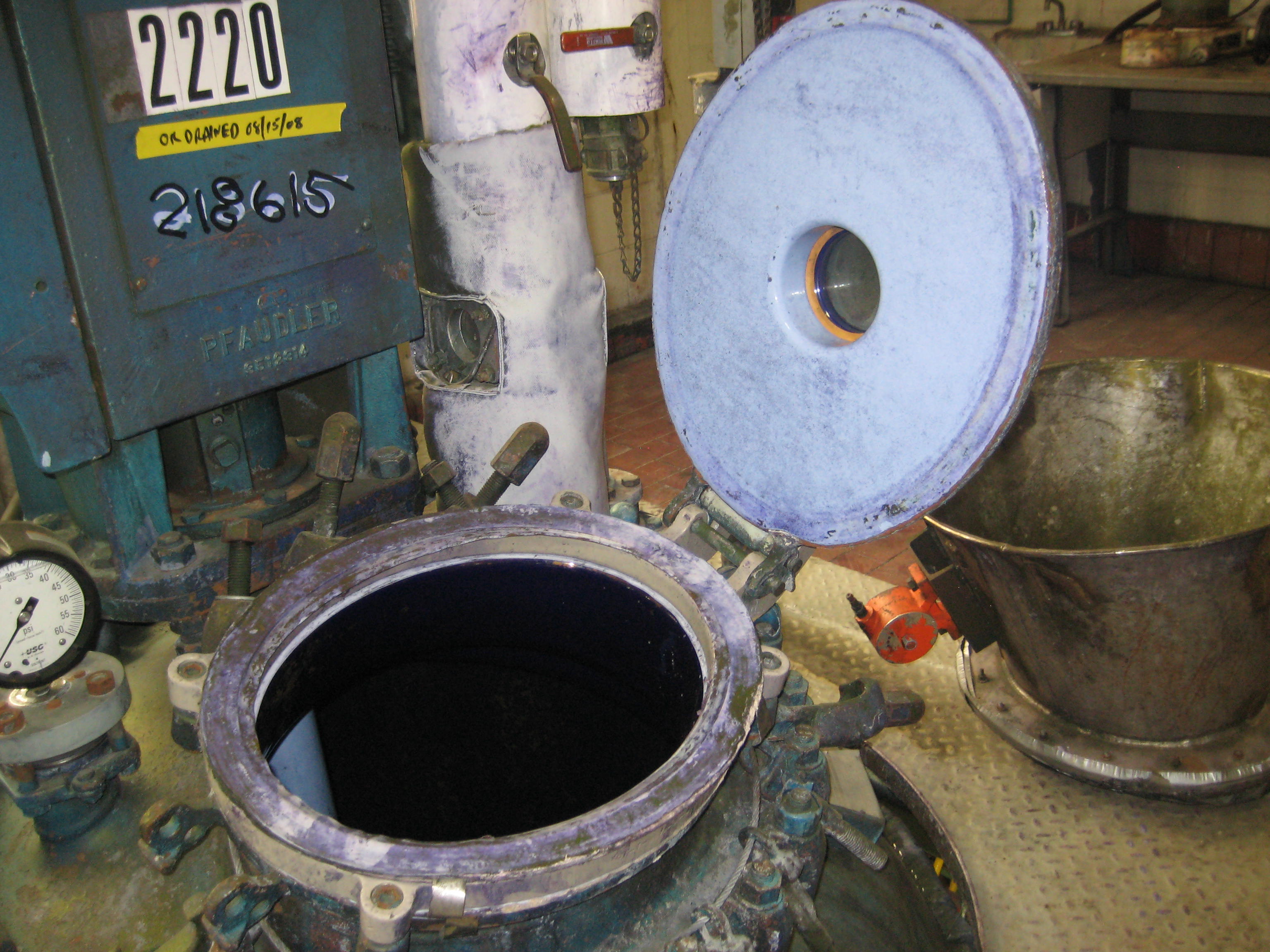  Batch-Type Agitated Reactor 3,800 L (1,000 gallons) Glasslined For Sale - IPP# 218615