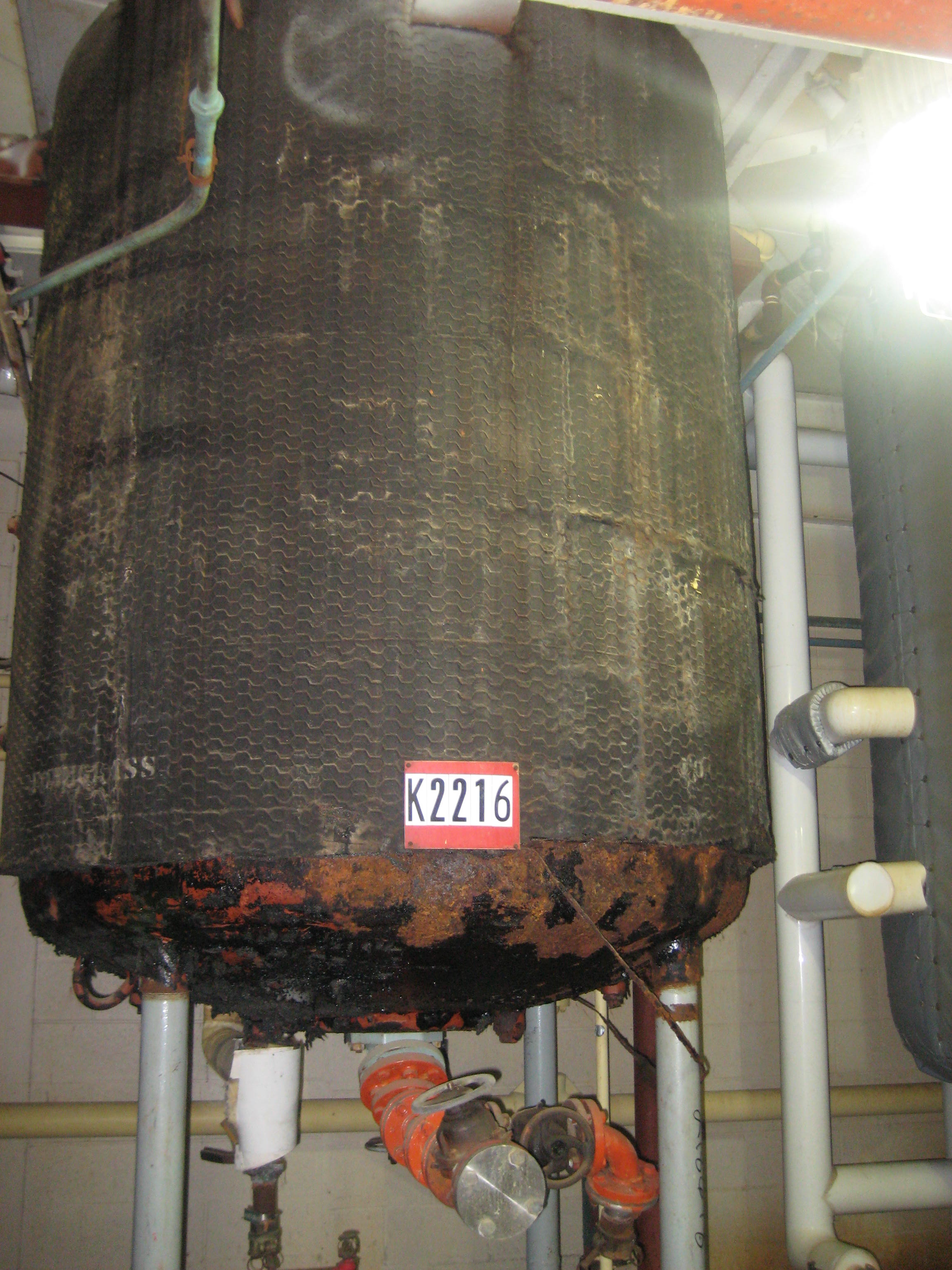 IPP# 218618, 3,785 L (1,000 gallons)  Glasslined Batch-Type Agitated Reactor For Sale