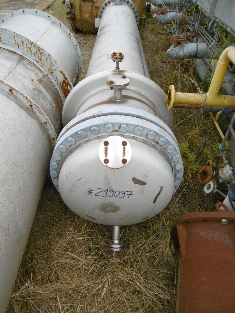  Shell and Tube Heat Exchanger 153 m² (1,650 ft²) Stainless Steel Austenitic For Sale - IPP# 219097