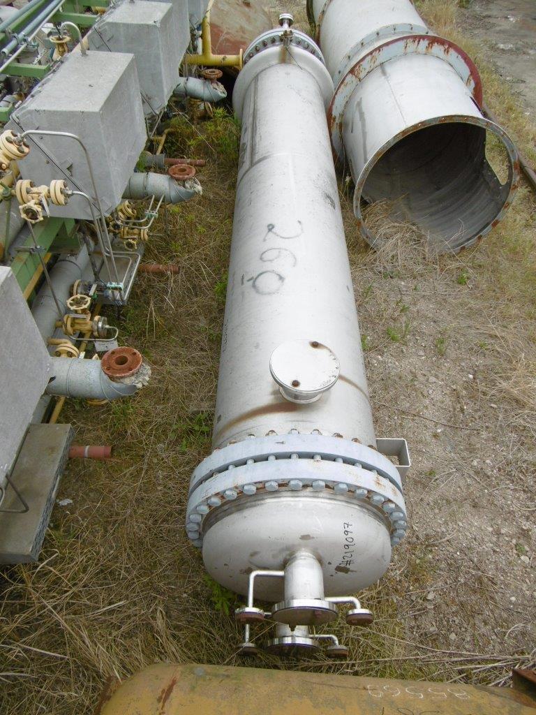  Shell and Tube Heat Exchanger 153 m² (1,650 ft²) Stainless Steel Austenitic For Sale - IPP# 219097