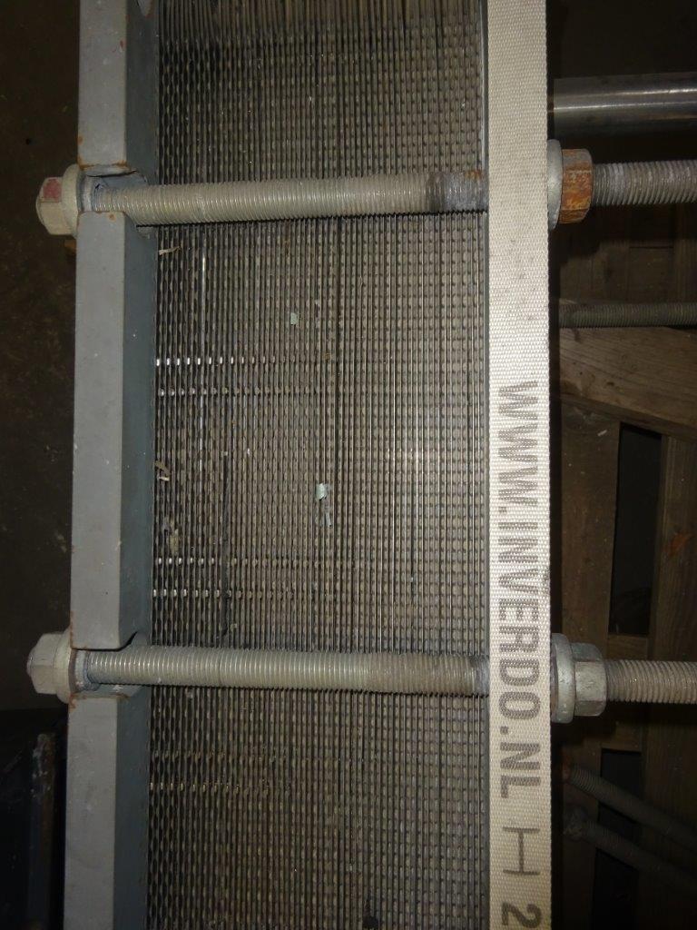 IPP# 219021, 11.8 m² (127 ft²)  Stainless Steel 316 Plate and Frame Heat Exchanger For Sale