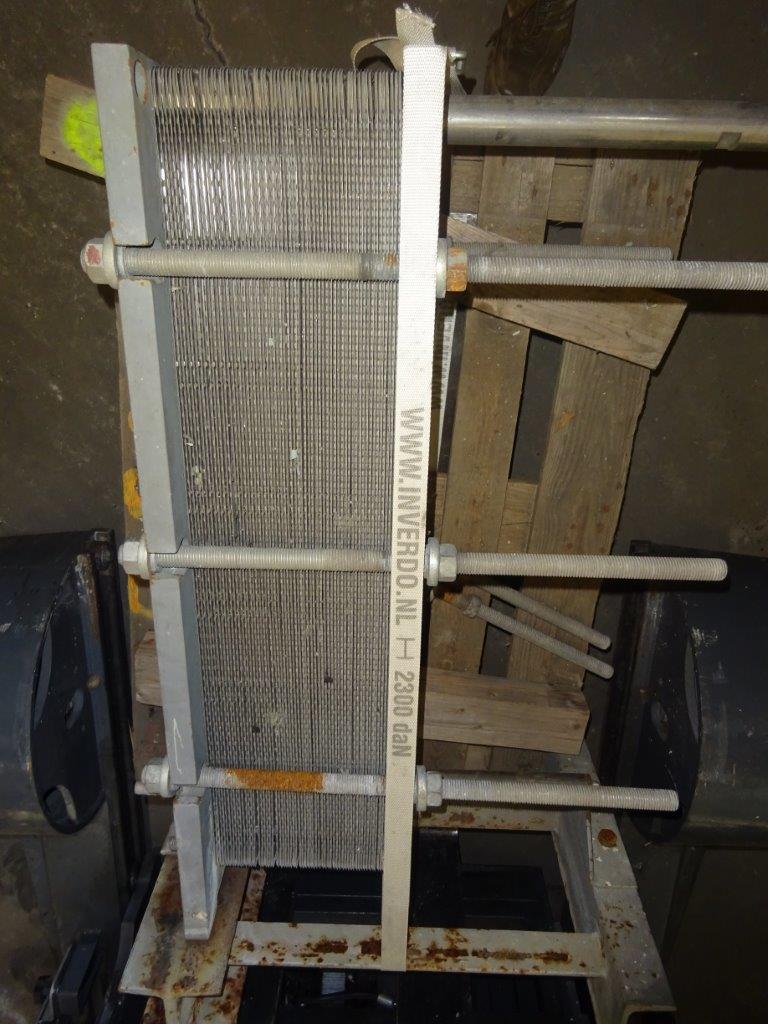 IPP# 219021, 11.8 m² (127 ft²)  Stainless Steel 316 Plate and Frame Heat Exchanger For Sale