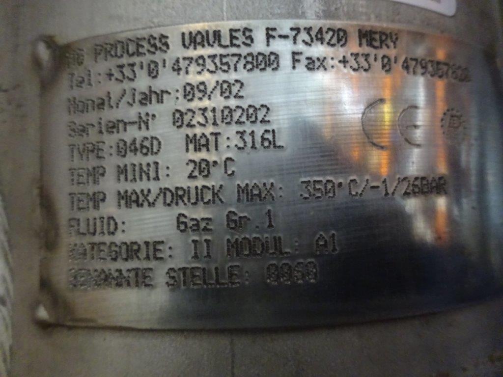 IPP# 219240,   Stainless Steel 316 Miscellaneous Valve For Sale