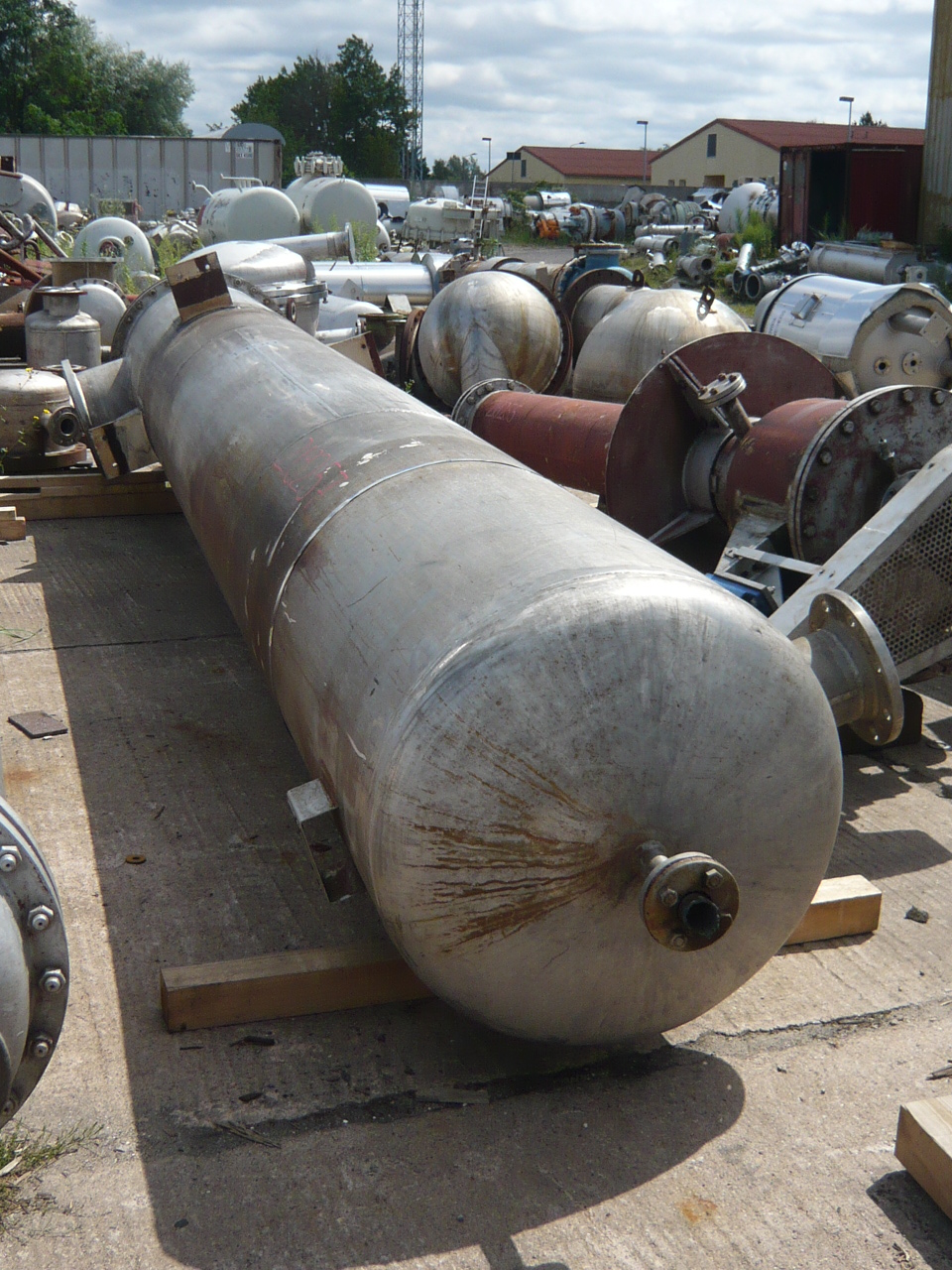 IPP# 219257, 137 m² (1,475 ft²)  Stainless Steel 321 Shell and Tube Heat Exchanger For Sale