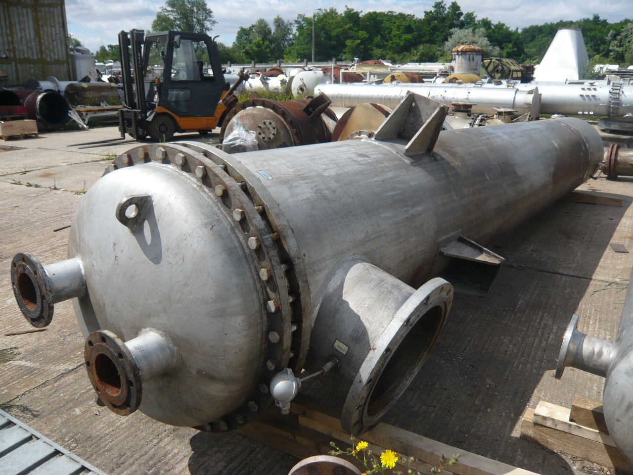 IPP# 219257, 137 m² (1,475 ft²)  Stainless Steel 321 Shell and Tube Heat Exchanger For Sale