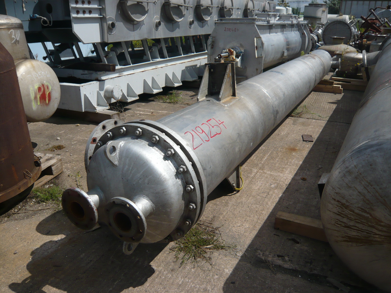 IPP# 219254, 58 m² (624.3 ft²)  Stainless Steel 321 Shell and Tube Heat Exchanger For Sale