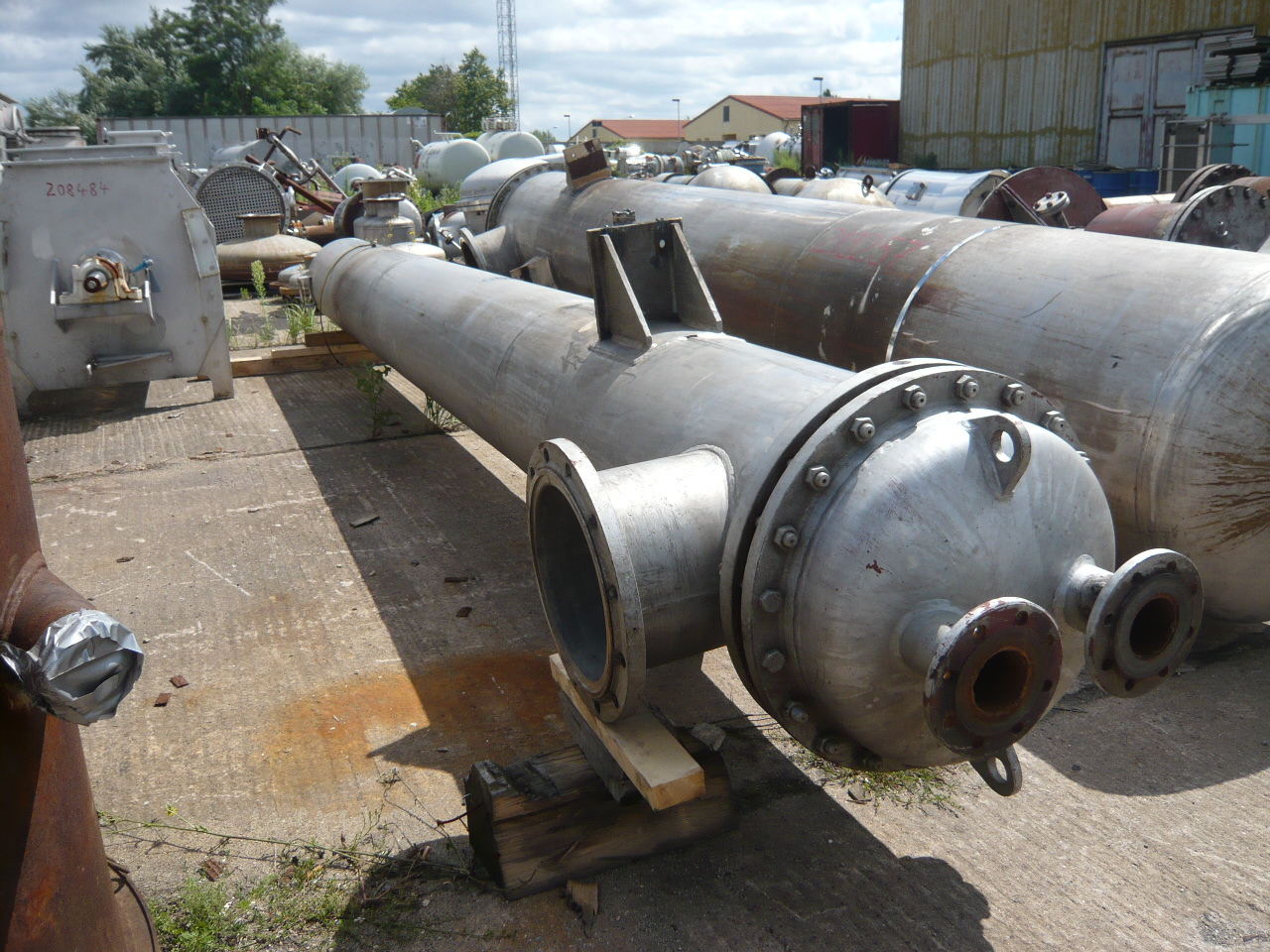 IPP# 219254, 58 m² (624.3 ft²)  Stainless Steel 321 Shell and Tube Heat Exchanger For Sale