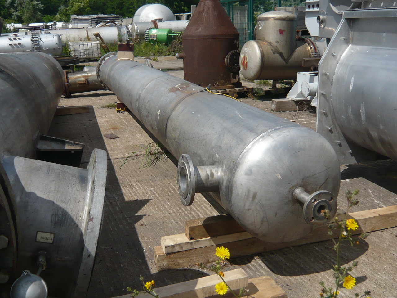 IPP# 219254, 58 m² (624.3 ft²)  Stainless Steel 321 Shell and Tube Heat Exchanger For Sale