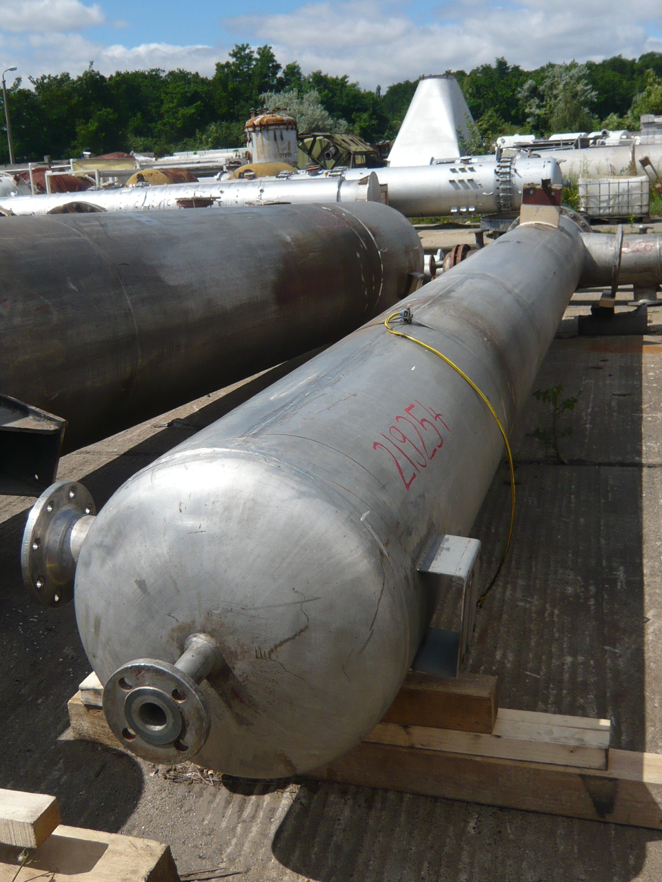 IPP# 219254, 58 m² (624.3 ft²)  Stainless Steel 321 Shell and Tube Heat Exchanger For Sale