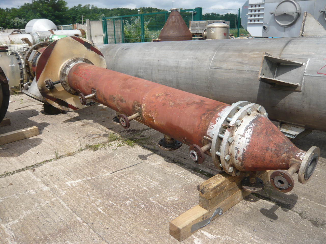  Stainless Steel 316 Wiped/Thin Film Evaporator 47.6 kg/h (105 lb/h) For Sale - IPP# 219255