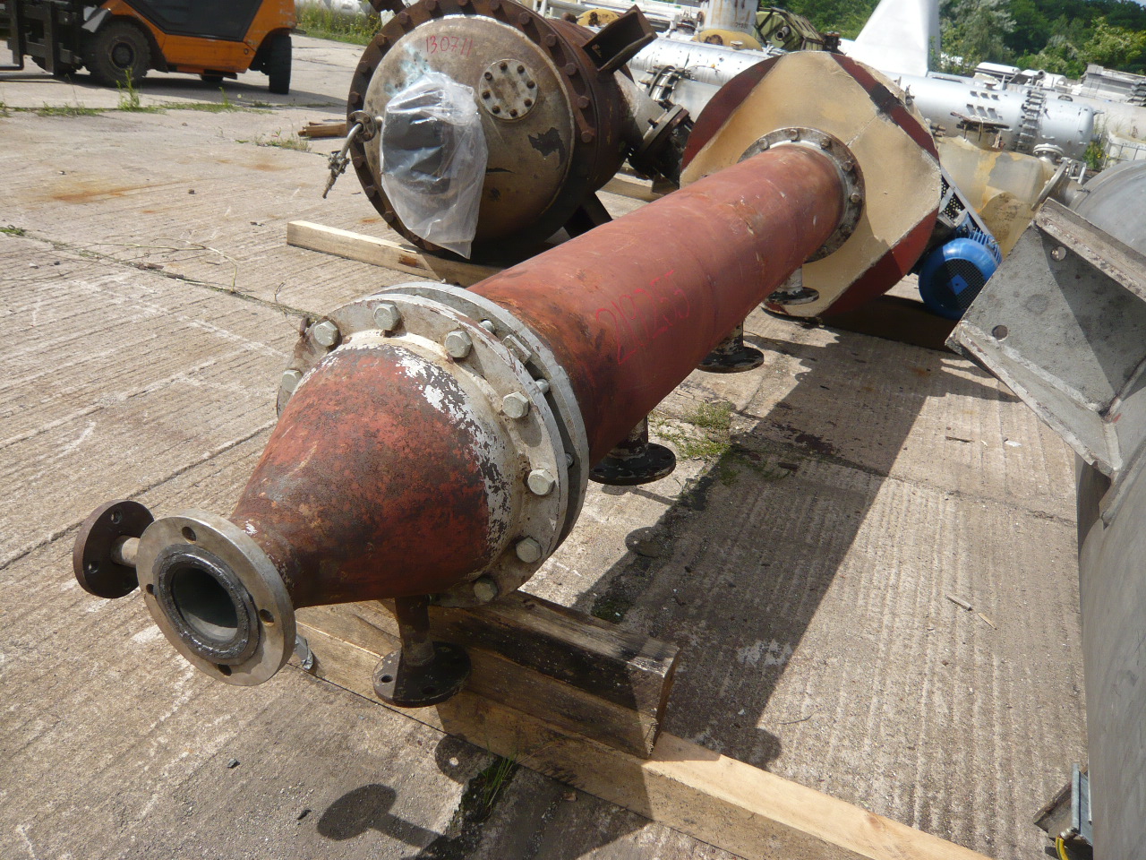  Stainless Steel 316 Wiped/Thin Film Evaporator 47.6 kg/h (105 lb/h) For Sale - IPP# 219255