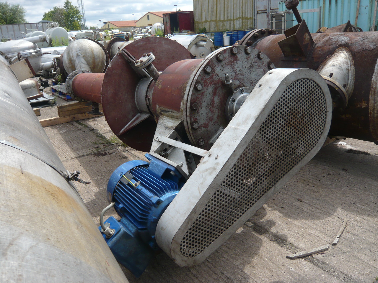  Stainless Steel 316 Wiped/Thin Film Evaporator 47.6 kg/h (105 lb/h) For Sale - IPP# 219255