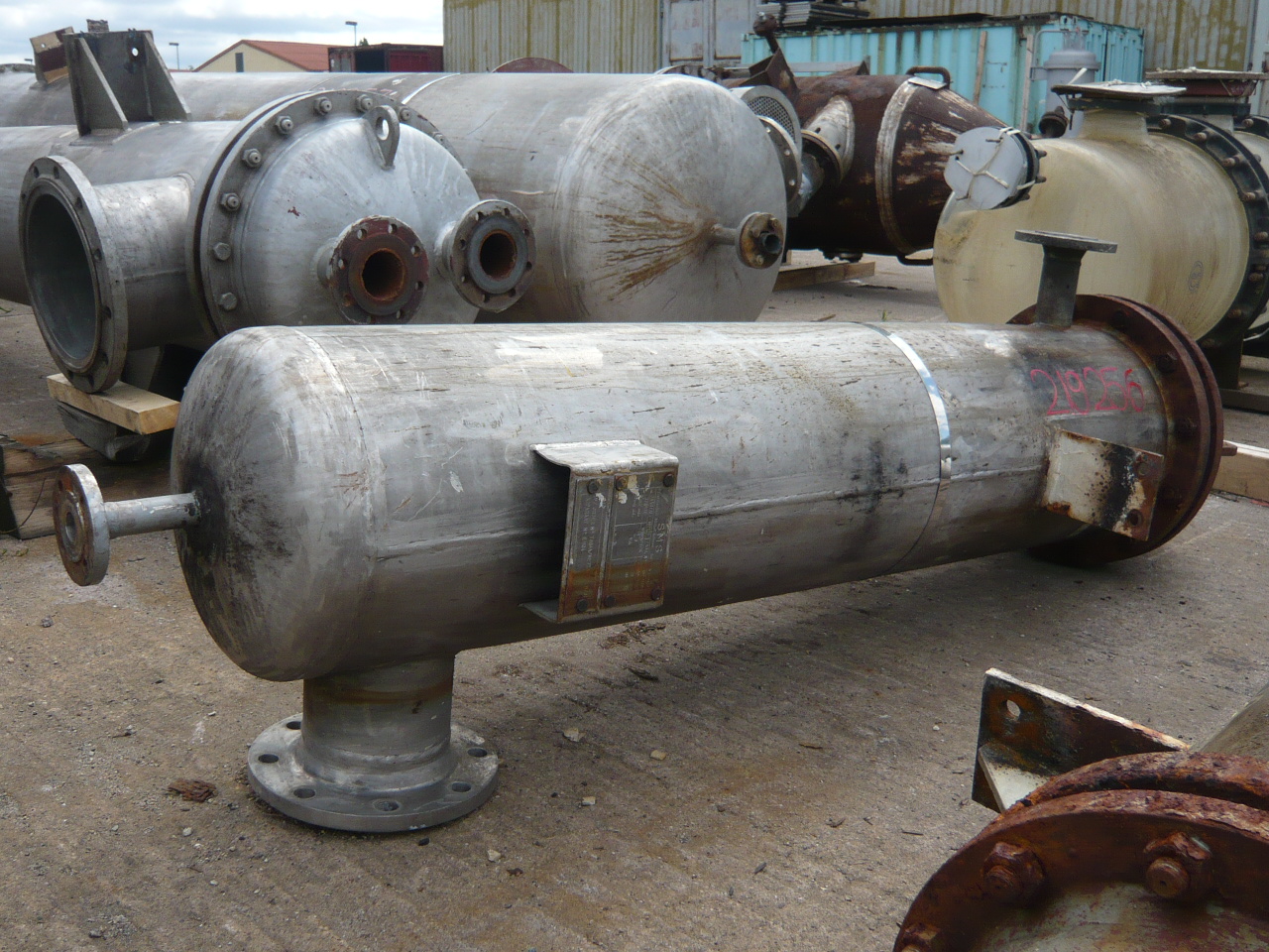 IPP# 219256, 6 m² (64.6 ft²)  Stainless Steel Austentic Shell and Tube Heat Exchanger For Sale