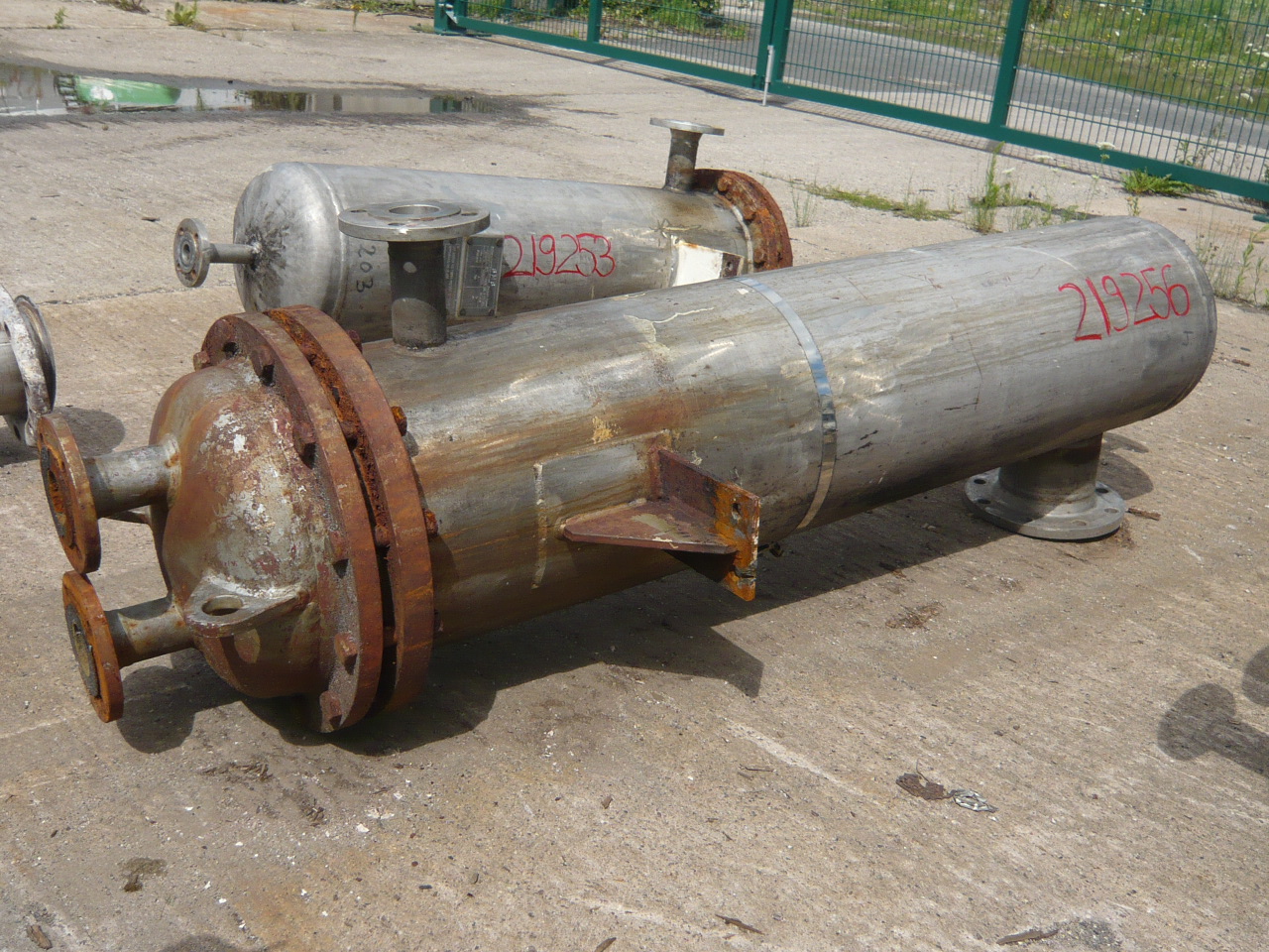 IPP# 219256, 6 m² (64.6 ft²)  Stainless Steel Austentic Shell and Tube Heat Exchanger For Sale