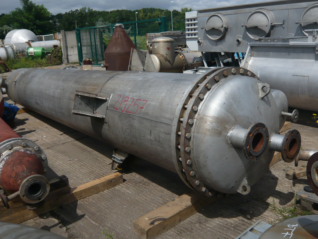 IPP# 219257, 137 m² (1,475 ft²)  Stainless Steel 321 Shell and Tube Heat Exchanger For Sale