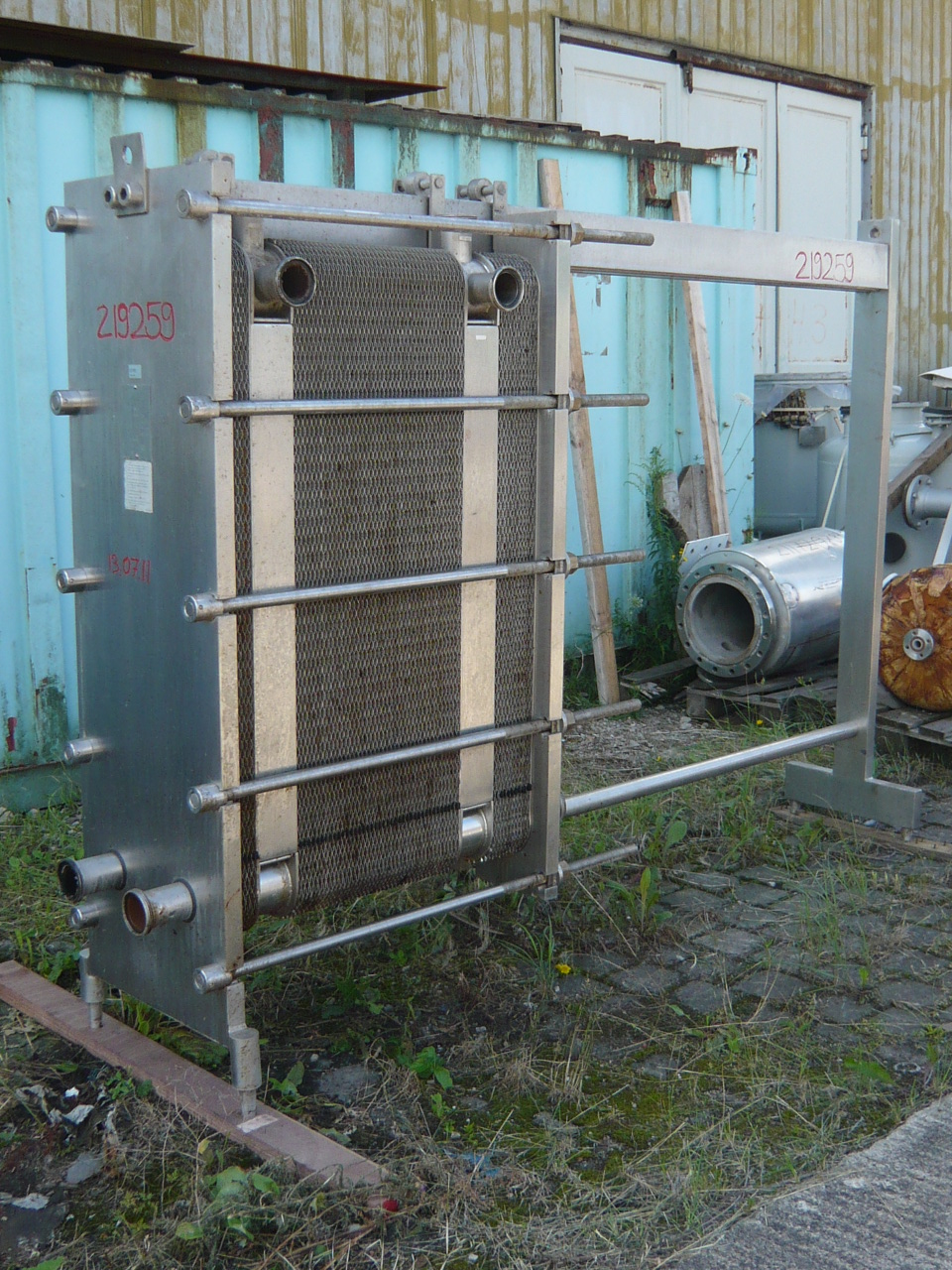 IPP# 219259, 47.5 m² (511.5 ft²)  Stainless Steel 316 Plate and Frame Heat Exchanger For Sale