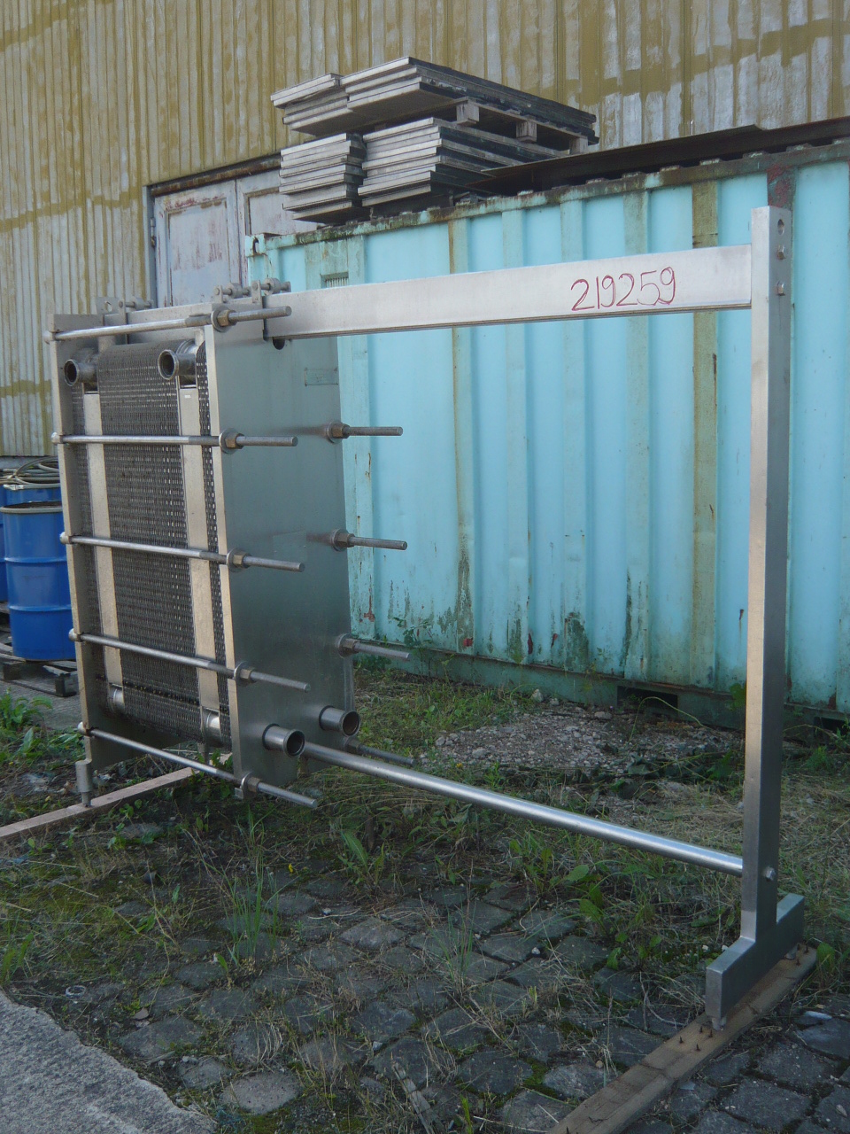 IPP# 219259, 47.5 m² (511.5 ft²)  Stainless Steel 316 Plate and Frame Heat Exchanger For Sale