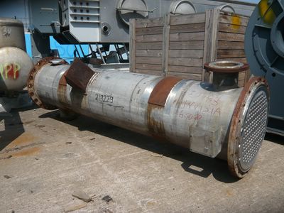 IPP# 219229, 31 m² (333.7 ft²)  Stainless Steel Austentic Shell and Tube Heat Exchanger For Sale