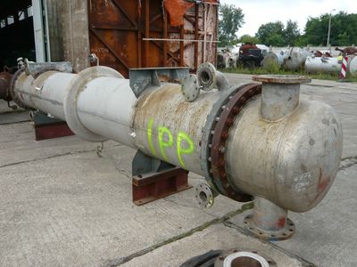 IPP# 219568, 114 m² (1,227 ft²)  Stainless Steel Austentic Shell and Tube Heat Exchanger For Sale