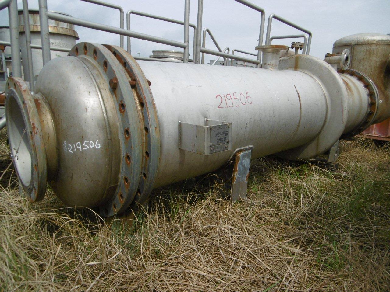 IPP# 219506, 32 m² (344.4 ft²)  Stainless Steel Austentic Shell and Tube Heat Exchanger For Sale