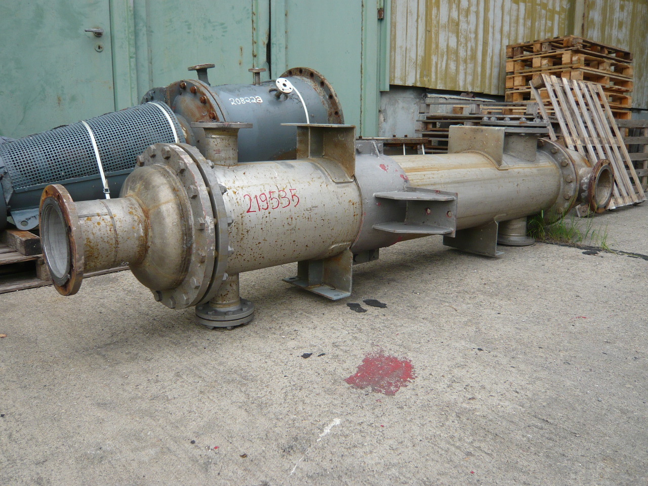 IPP# 219535, 17 m² (183 ft²)  Stainless Steel Austentic Shell and Tube Heat Exchanger For Sale