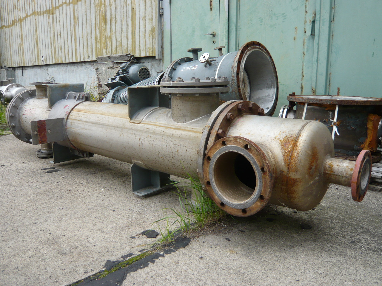 IPP# 219535, 17 m² (183 ft²)  Stainless Steel Austentic Shell and Tube Heat Exchanger For Sale