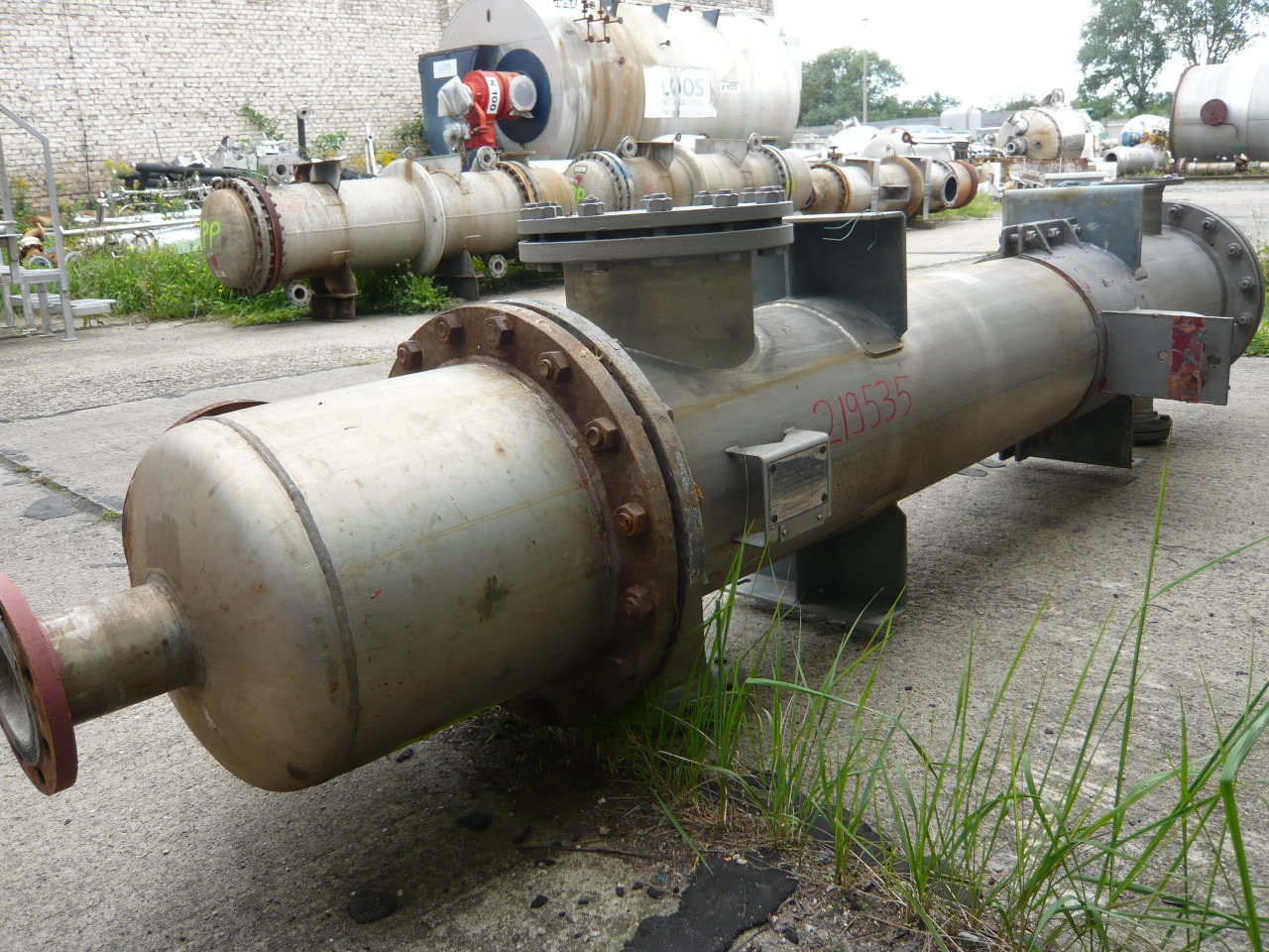 IPP# 219535, 17 m² (183 ft²)  Stainless Steel Austentic Shell and Tube Heat Exchanger For Sale