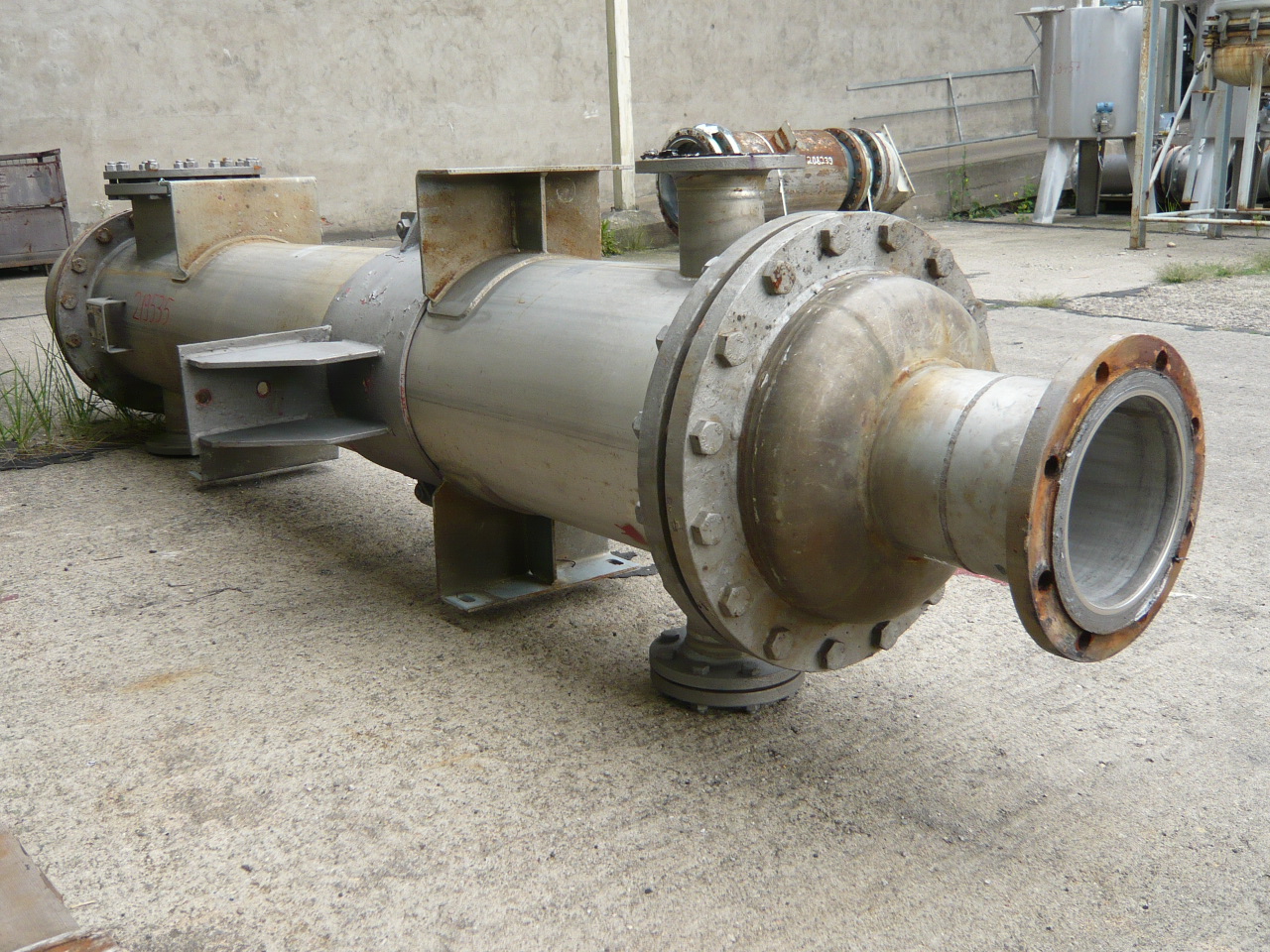 IPP# 219535, 17 m² (183 ft²)  Stainless Steel Austentic Shell and Tube Heat Exchanger For Sale