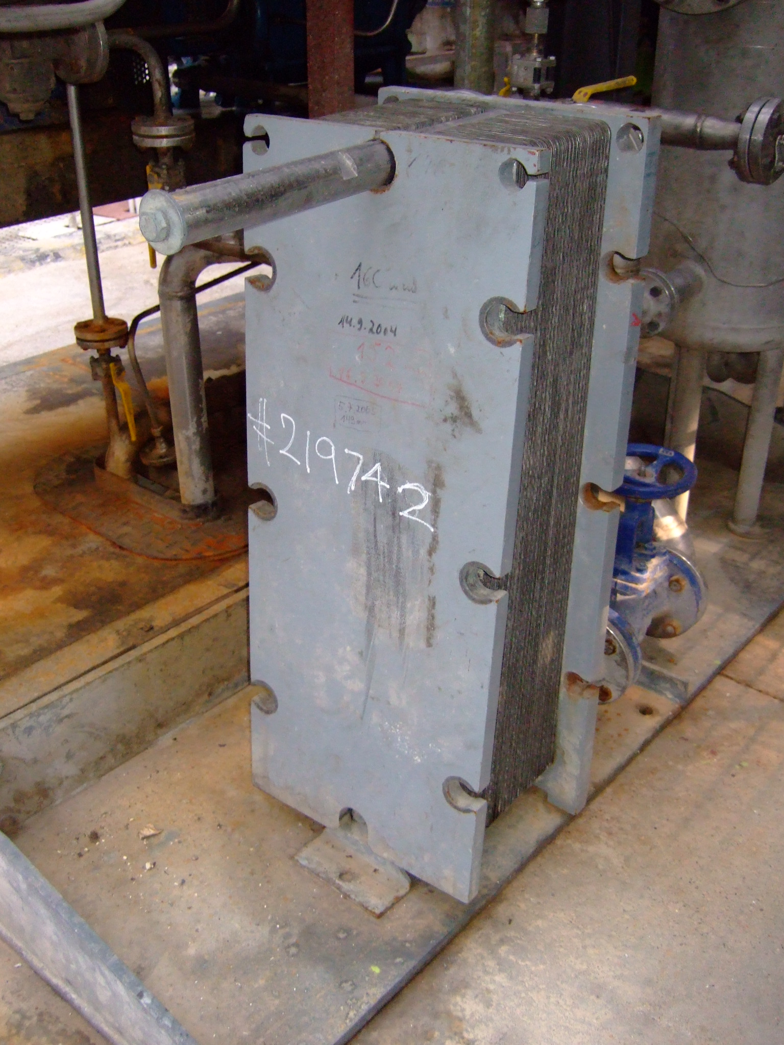 IPP# 219742, 4.5 m² (48.4 ft²)  Stainless Steel Other Plate and Frame Heat Exchanger For Sale