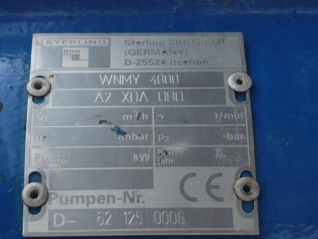 IPP# 219736, 350 m3/h (206 CFM)  Stainless Steel 316  Pump-Vacuum For Sale