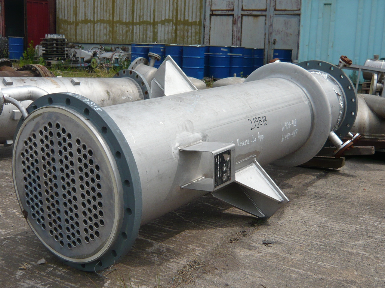 IPP# 219818, 32 m² (344.4 ft²)  Stainless Steel Austentic Shell and Tube Heat Exchanger For Sale