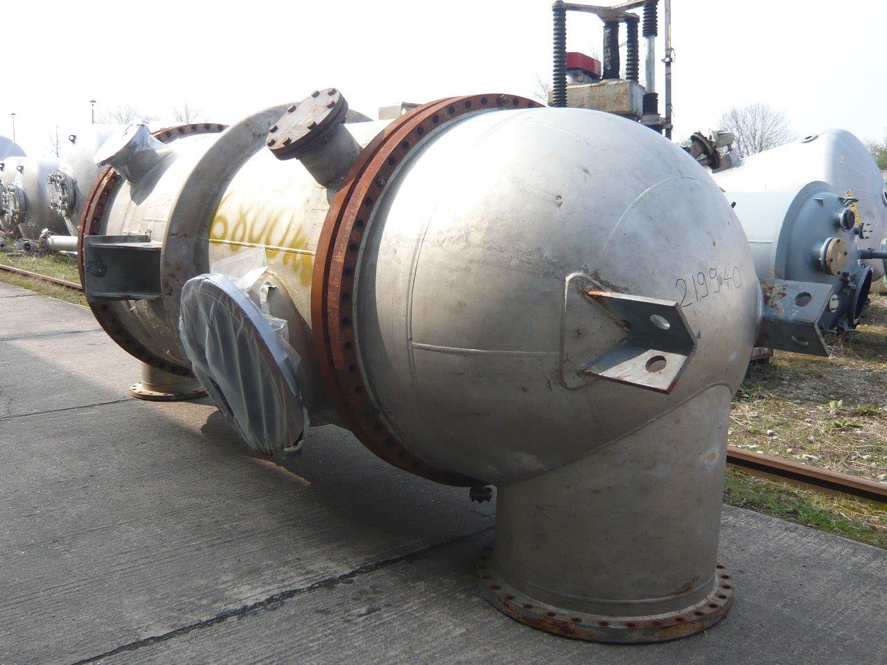 IPP# 219940, 247 m² (2,659 ft²)  Stainless Steel 321 Shell and Tube Heat Exchanger For Sale