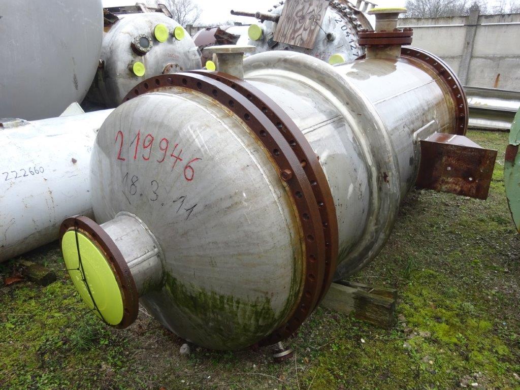 IPP# 219946, 180 m² (1,938 ft²)  Stainless Steel 321 Shell and Tube Heat Exchanger For Sale