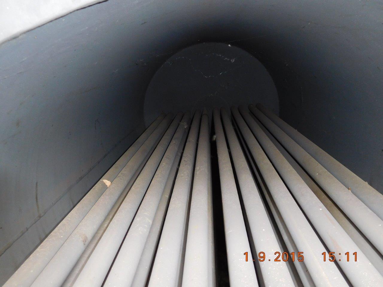  Shell and Tube Heat Exchanger 15 m² (161.5 ft²) Stainless Steel Austenitic For Sale - IPP# 219948