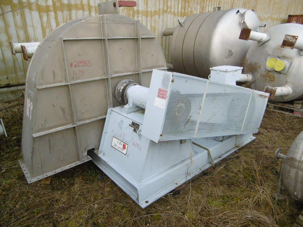 IPP# 219965, 34,272 m3/h (20,172 CFM)  Stainless Steel 321  Blower For Sale