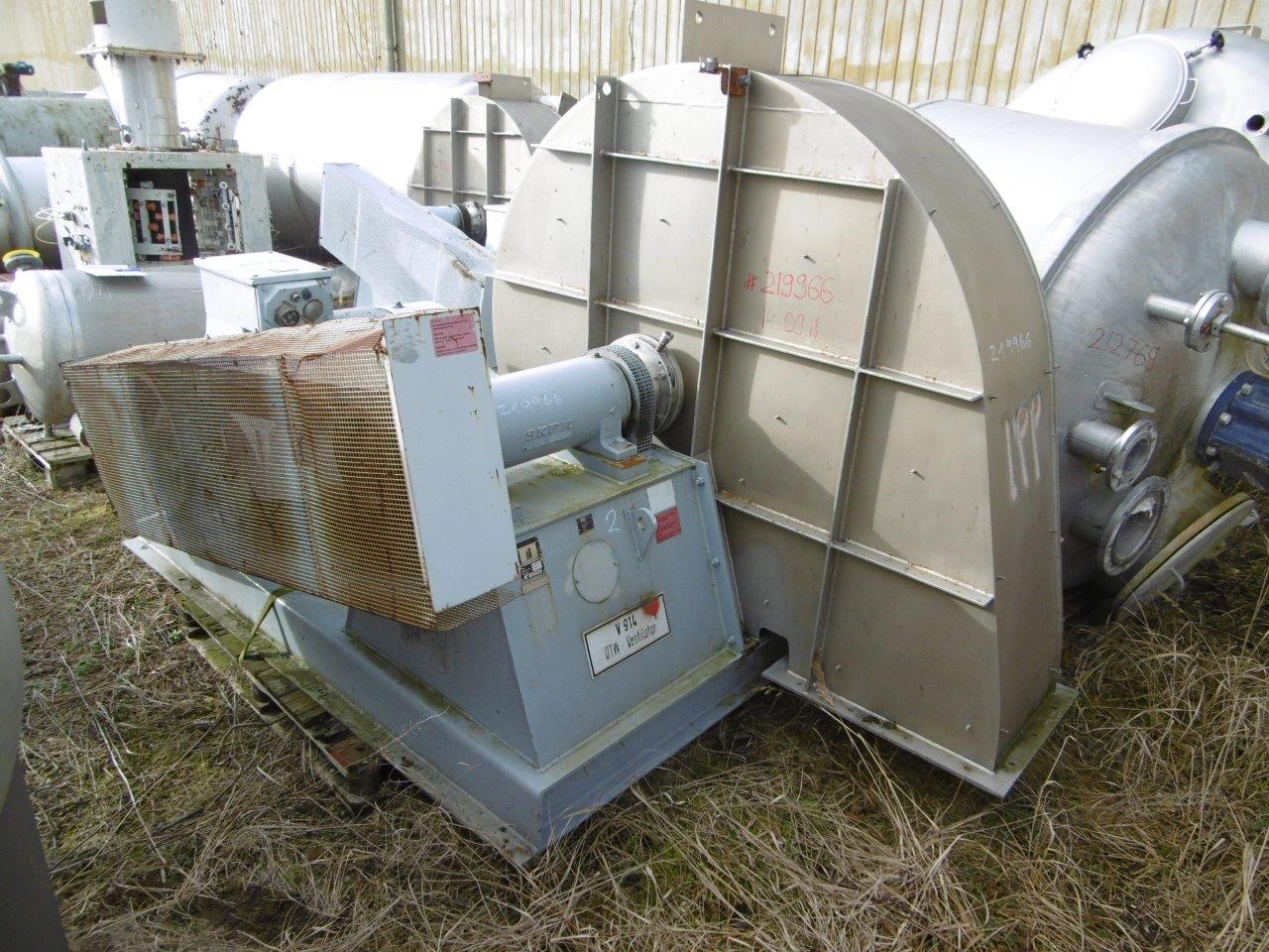 IPP# 219966, 34,272 m3/h (20,172 CFM)  Stainless Steel 321  Blower For Sale