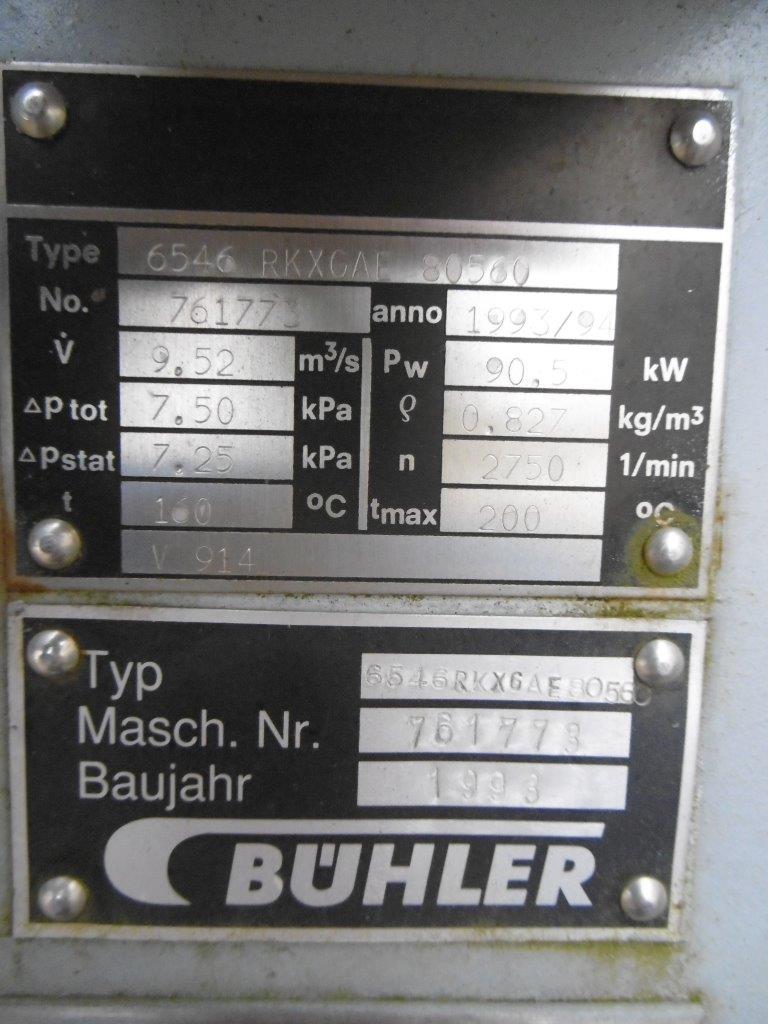 IPP# 219966, 34,272 m3/h (20,172 CFM)  Stainless Steel 321  Blower For Sale