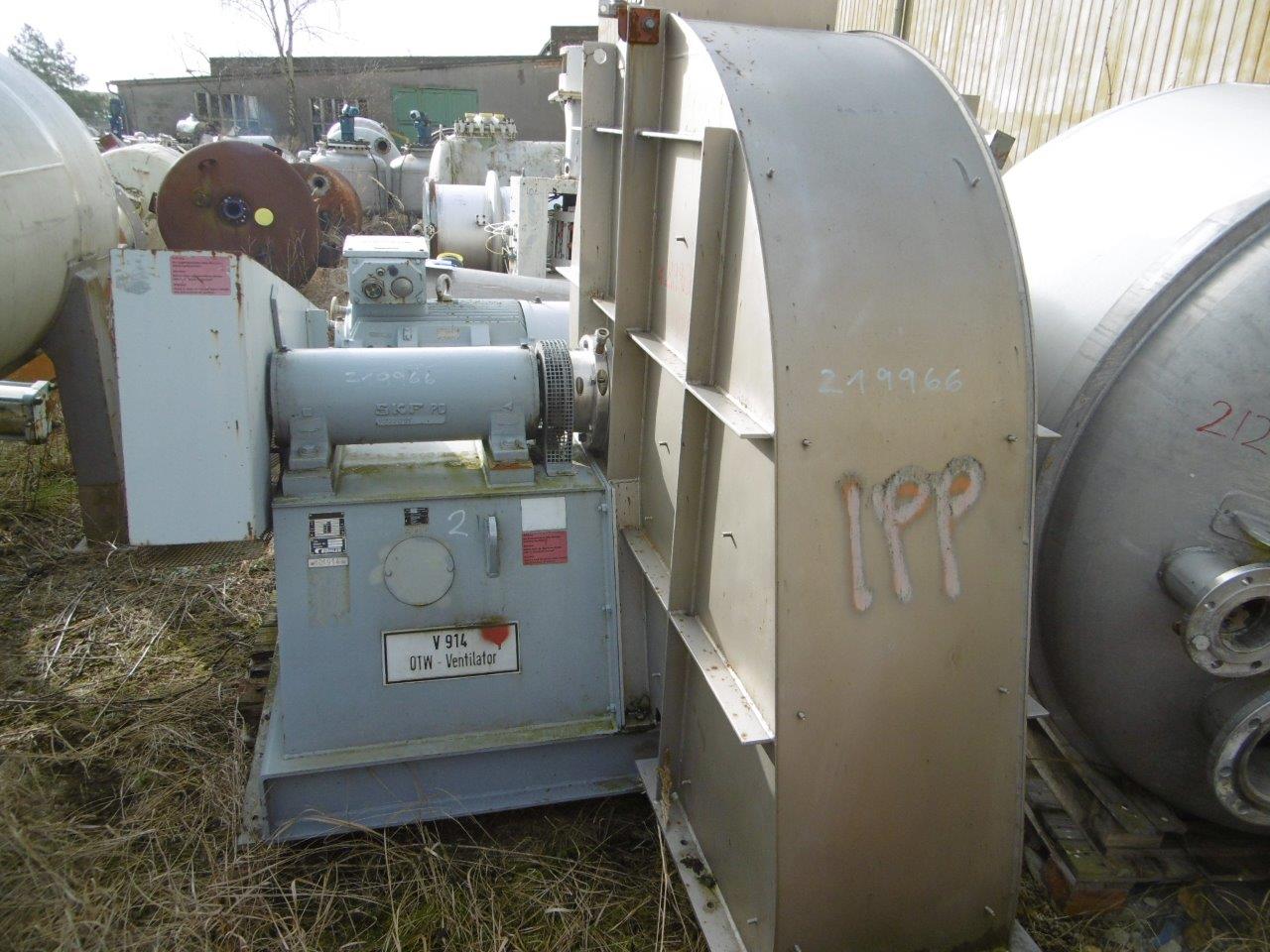 IPP# 219966, 34,272 m3/h (20,172 CFM)  Stainless Steel 321  Blower For Sale