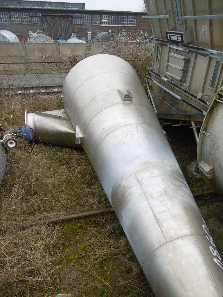 IPP# 219968, 2,400 mm (94.5 in)  Stainless Steel 321 Cyclone Dust Collector For Sale