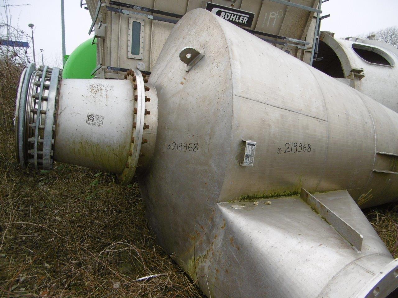 IPP# 219968, 2,400 mm (94.5 in)  Stainless Steel 321 Cyclone Dust Collector For Sale