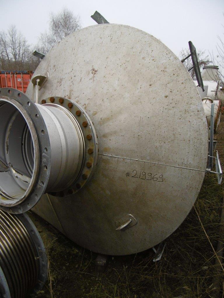 IPP# 219969, 2,400 mm (94.5 in)  Stainless Steel 321 Cyclone Dust Collector For Sale