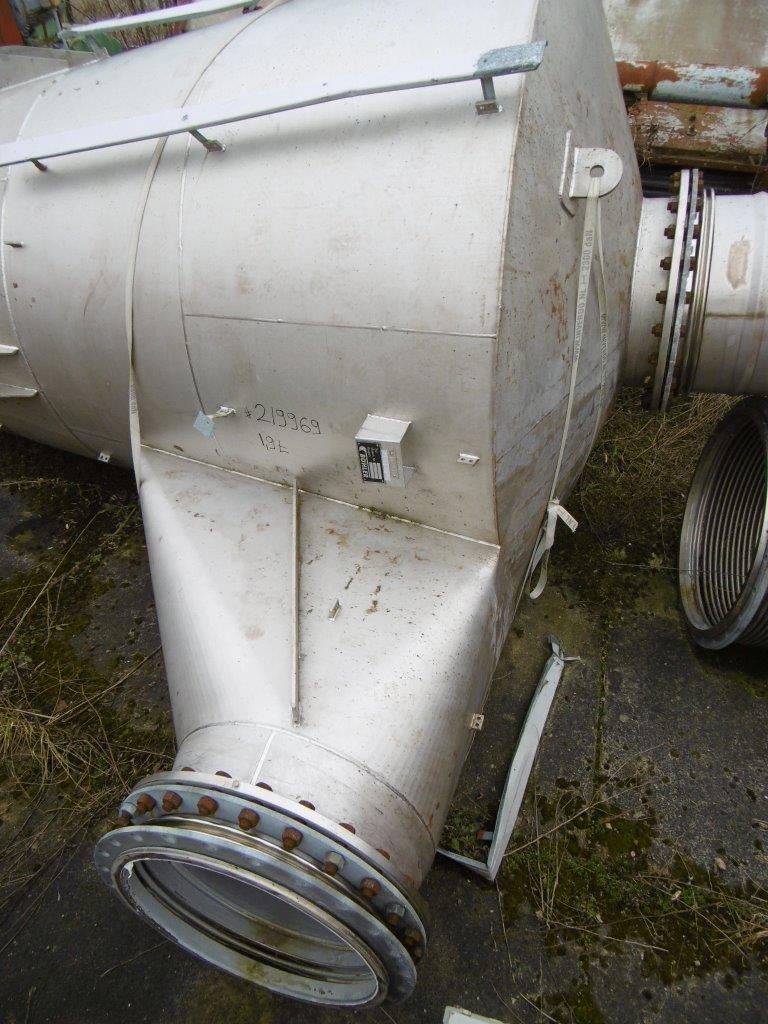 IPP# 219969, 2,400 mm (94.5 in)  Stainless Steel 321 Cyclone Dust Collector For Sale