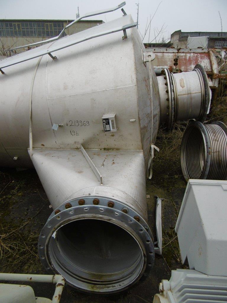 IPP# 219969, 2,400 mm (94.5 in)  Stainless Steel 321 Cyclone Dust Collector For Sale