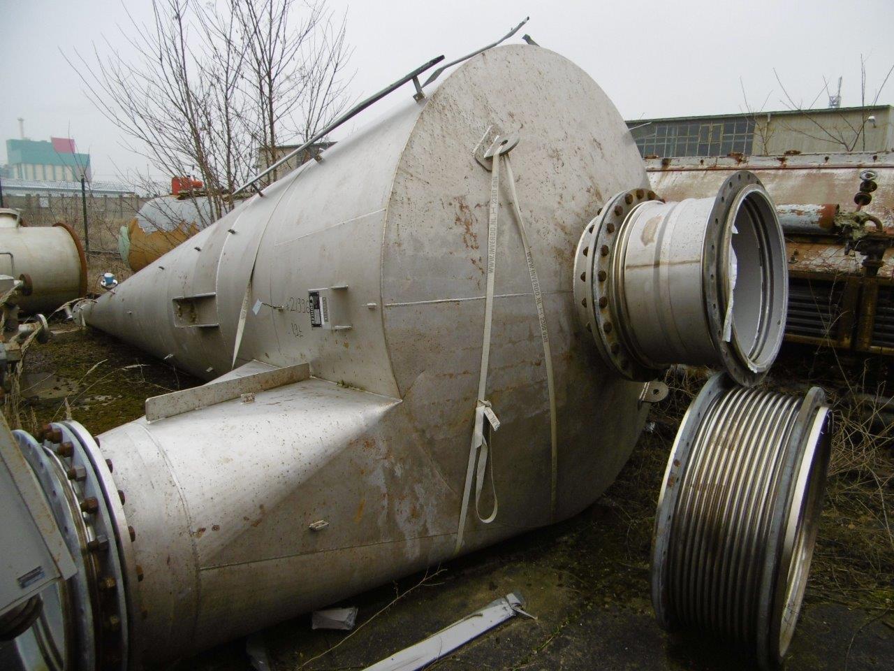 IPP# 219969, 2,400 mm (94.5 in)  Stainless Steel 321 Cyclone Dust Collector For Sale