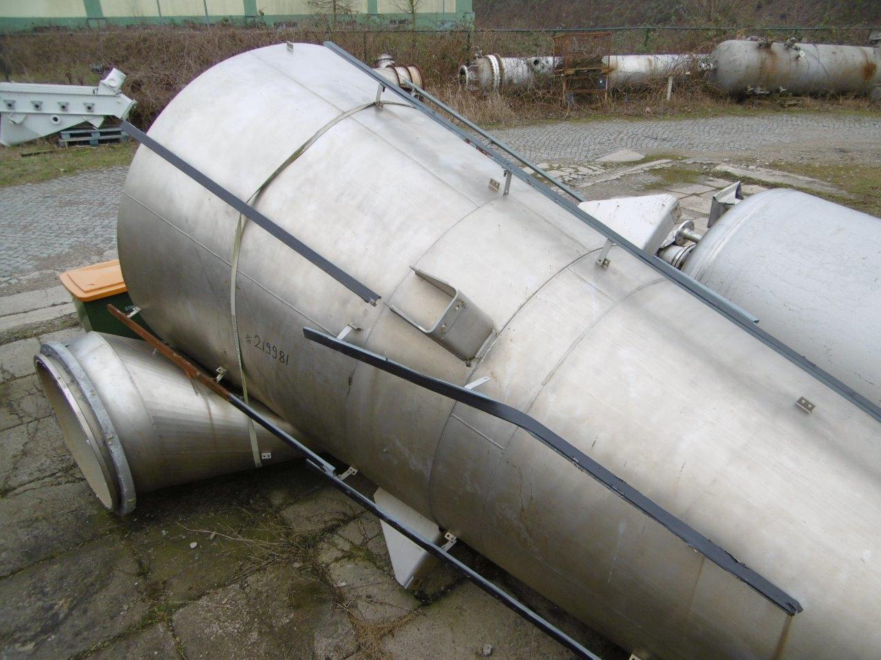 IPP# 219981, 2,400 mm (94.5 in)  Stainless Steel 321 Cyclone Dust Collector For Sale