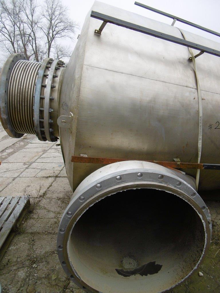 IPP# 219981, 2,400 mm (94.5 in)  Stainless Steel 321 Cyclone Dust Collector For Sale