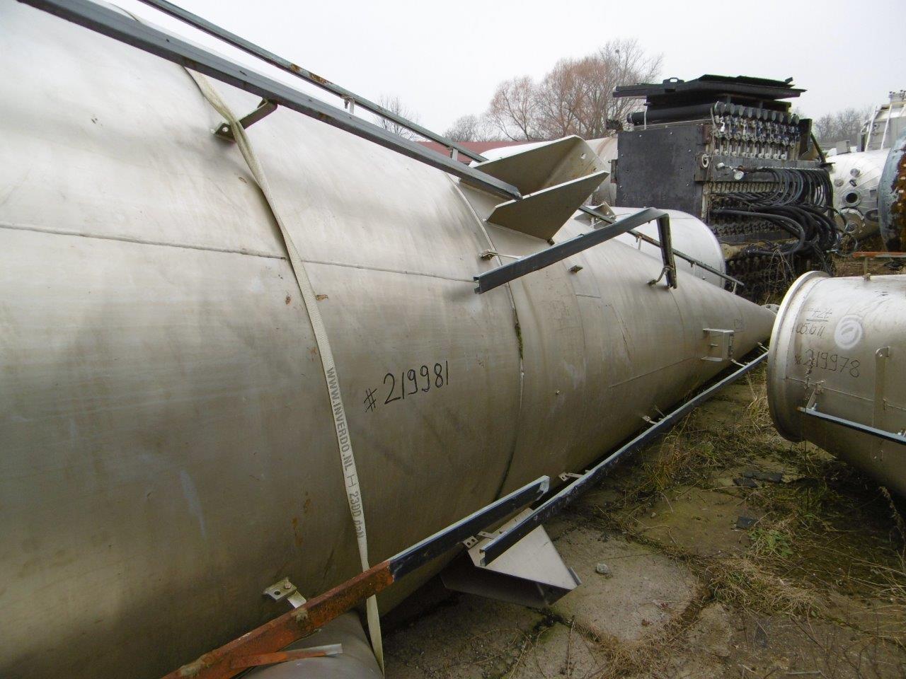 IPP# 219981, 2,400 mm (94.5 in)  Stainless Steel 321 Cyclone Dust Collector For Sale