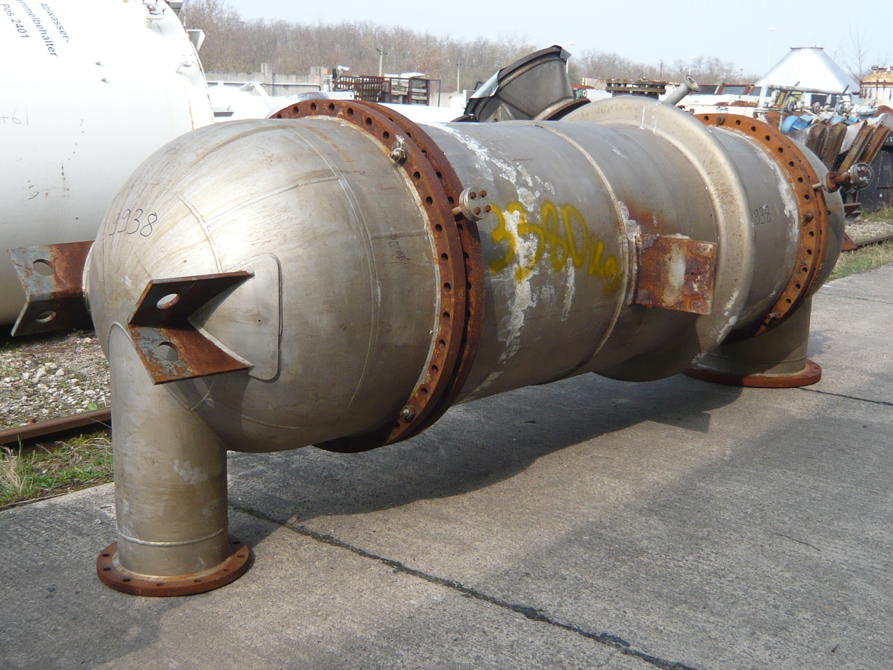 IPP# 219938, 120 m² (1,292 ft²)  Stainless Steel 321 Shell and Tube Heat Exchanger For Sale